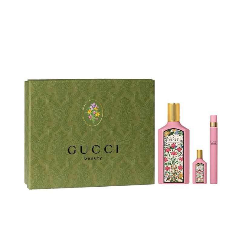 GUCCI - Set de Perfume Mujer Gucci  3-Pc Flora Gorgeous Gardenia EDP