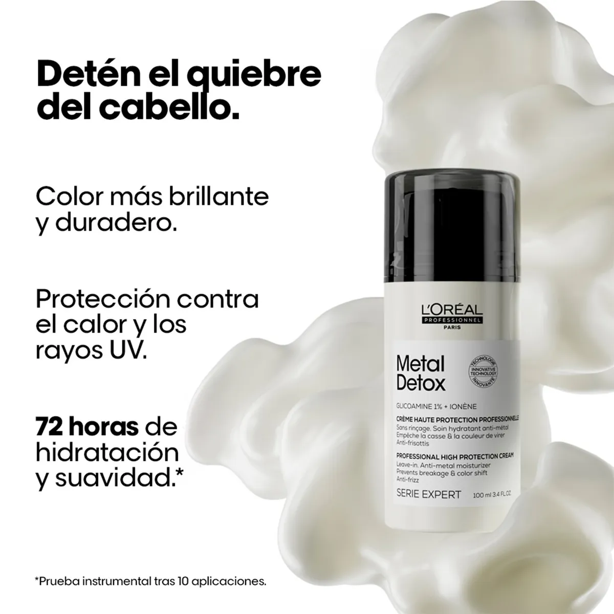 LOREAL PROFESSIONNEL - Tratamiento Leave-In LOréal Professionnel Metal Detox Anti-Quiebre 100ml