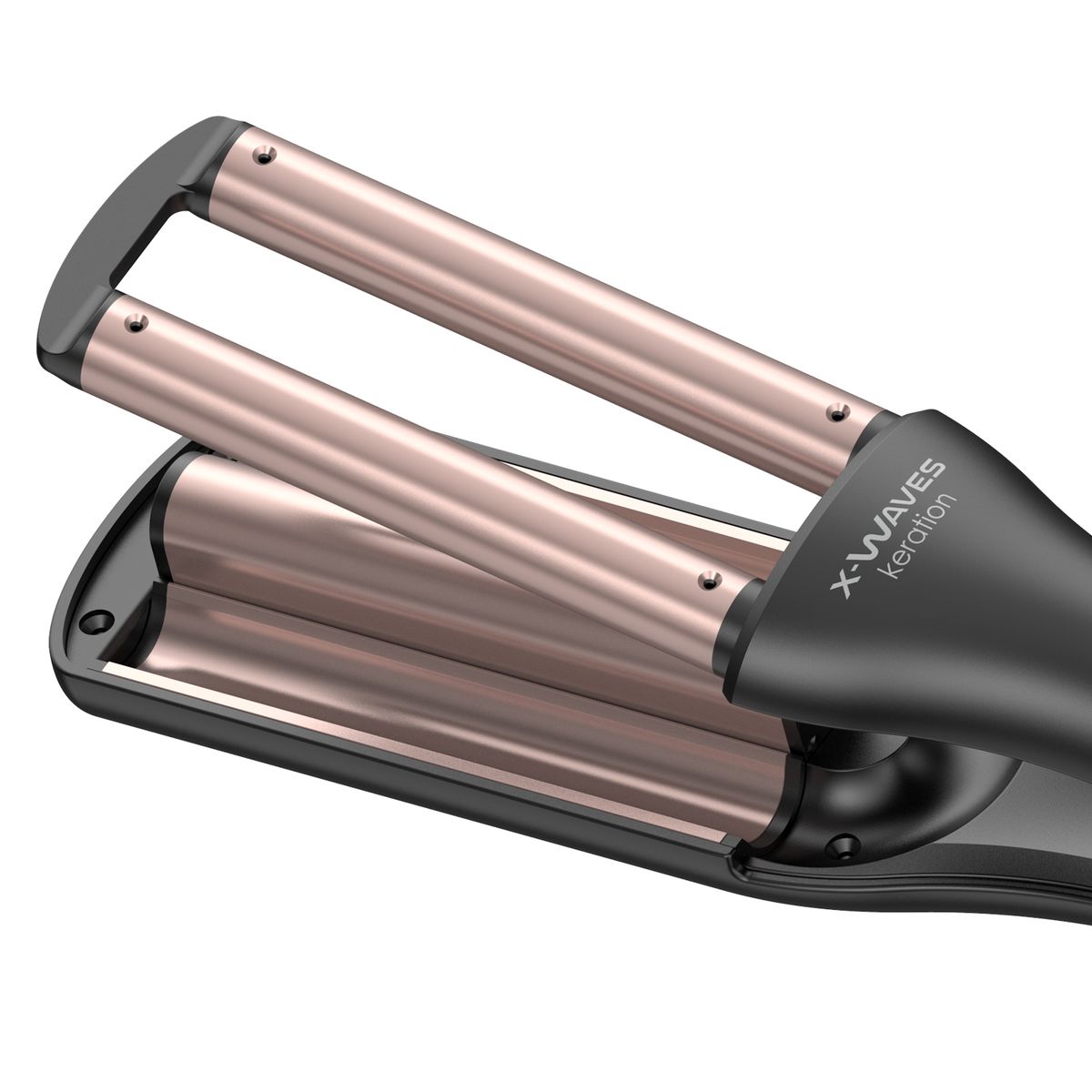 GAMA - Rizador del Pelo Gama 3 Tubos X-Waves 3 Keration Cerámica 220 °C