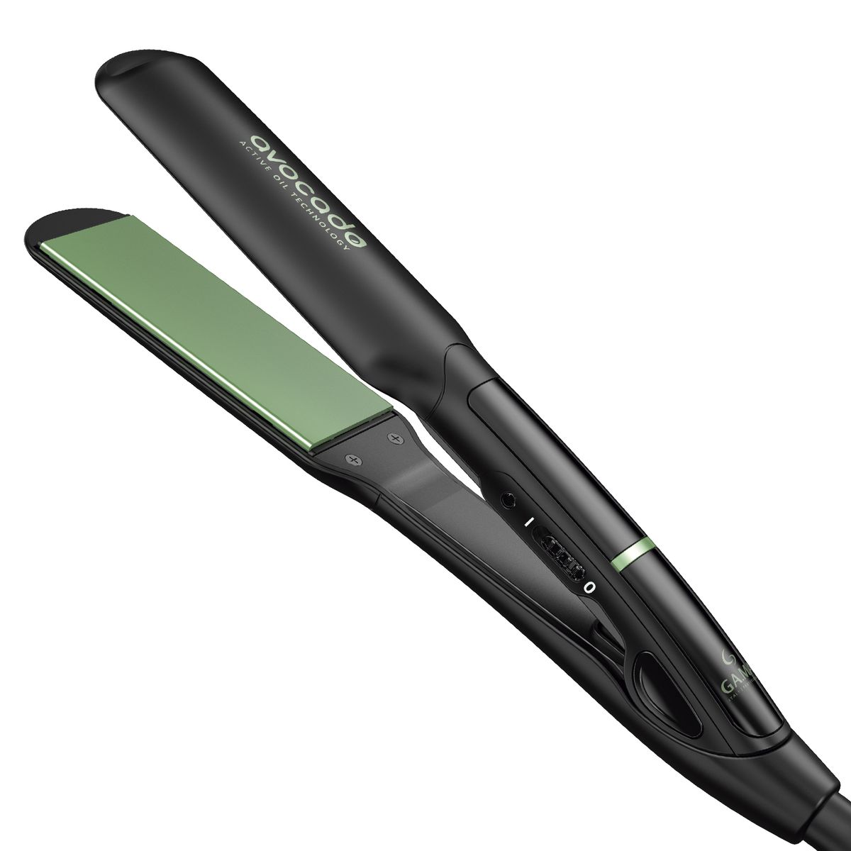 GAMA - Plancha de Pelo Gama Essencia Aguacate | Plaquetas Anchas Cerámica | Generador de Iones| Temperatura máxima 230°C 