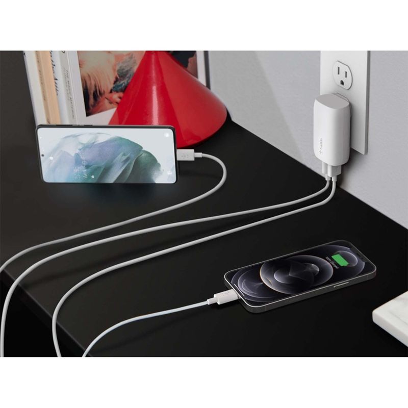 BELKIN - Cargador Pared Dual 37W (C25W-A12W) Belkin