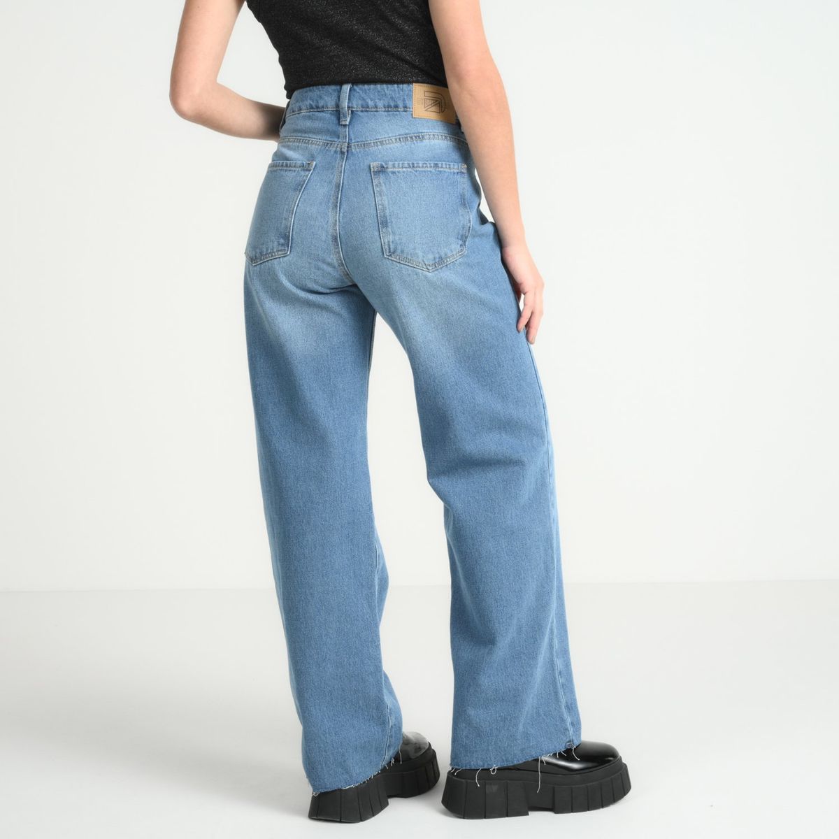 DENIMLAB - Jean Mujer Tiro alto Denimlab