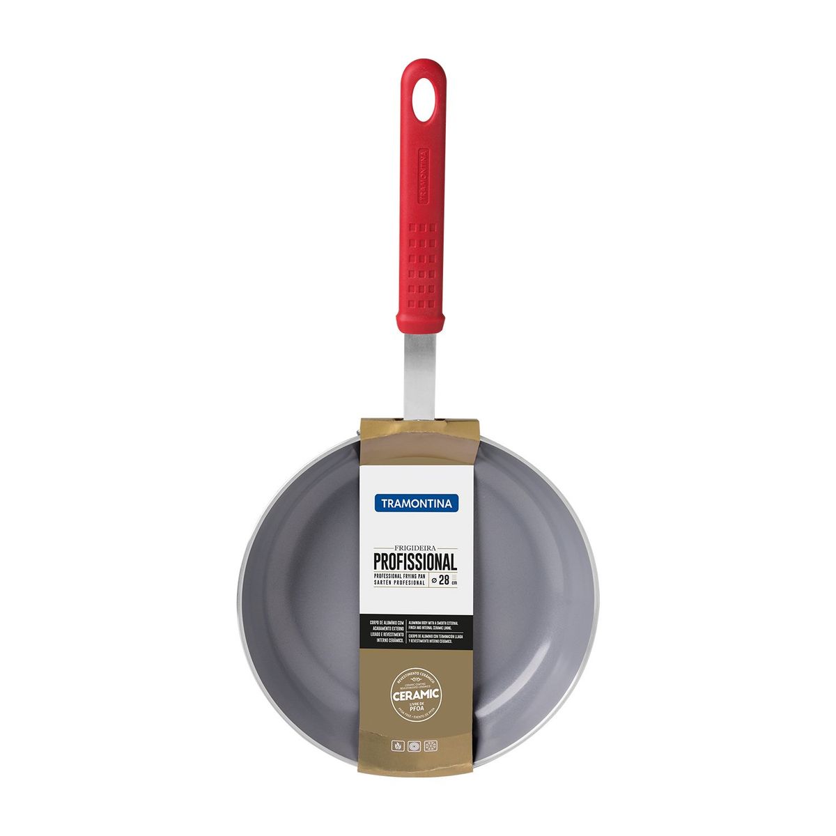 TRAMONTINA - Sartén Tramontina Antiadherente Aluminio 28 cm