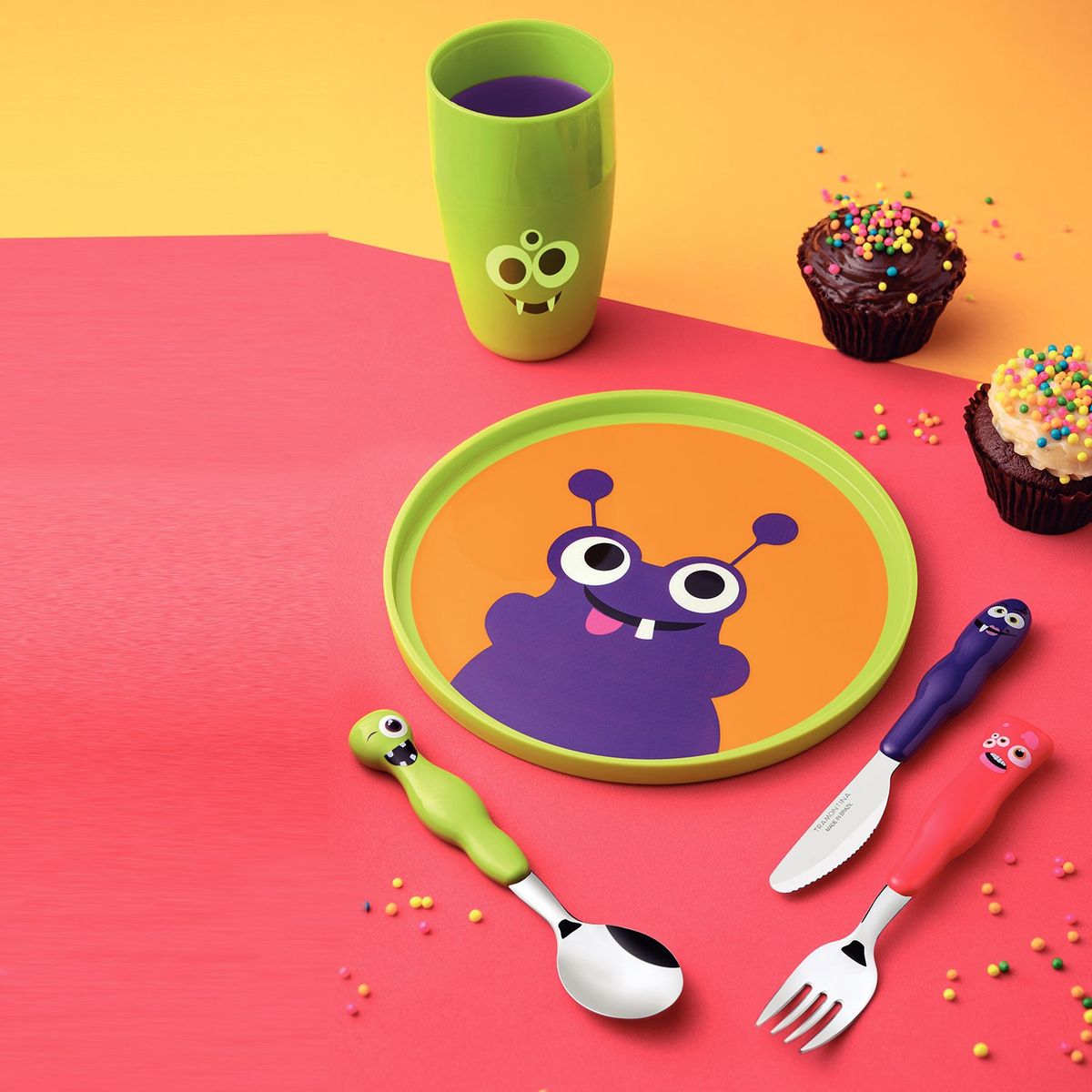 TRAMONTINA - Cubiertos infantiles 5 Piezas