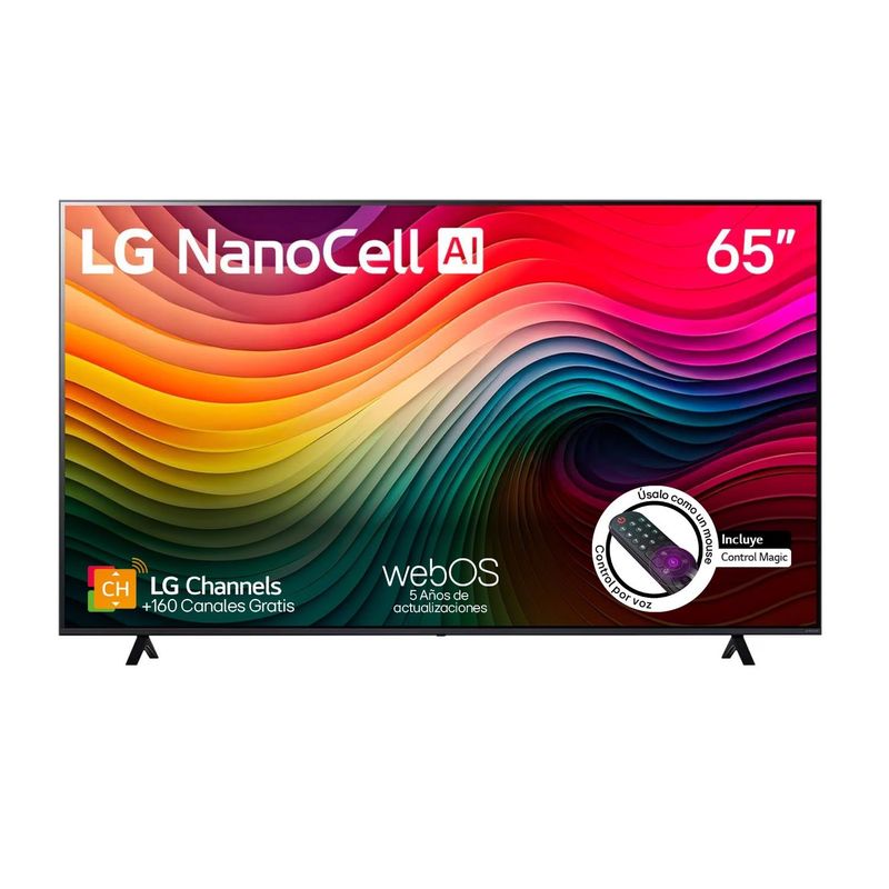 LG - Televisor LG | 65 pulgadas NANO CELL 4K UHD | 65NANO80TSA.AWC