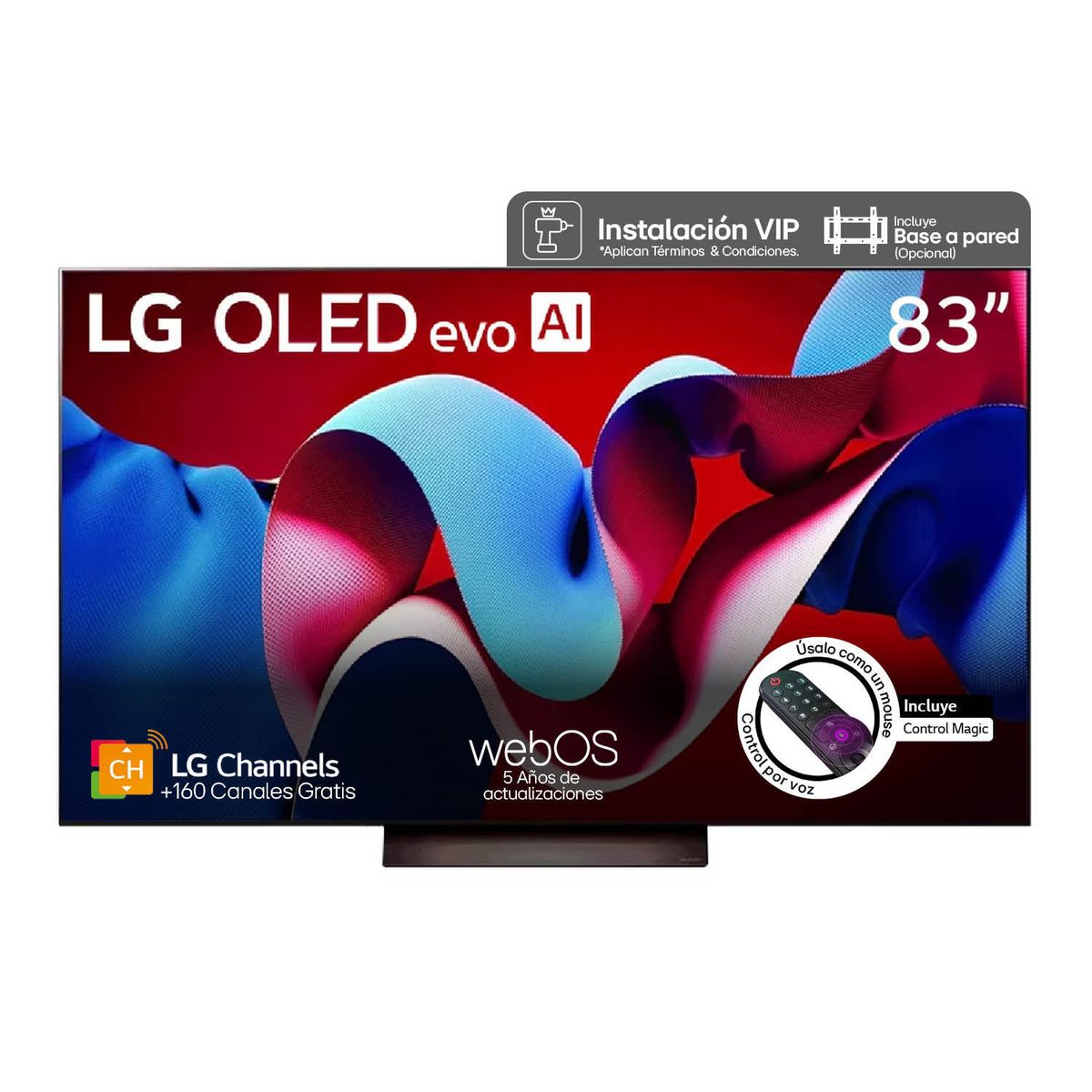 LG - Televisor LG | 83 pulgadas OLED 4K UHD | OLED83C4PSA.AWC