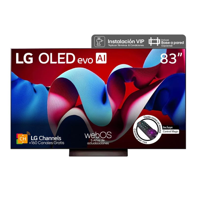LG - Televisor LG | 83 pulgadas OLED 4K UHD | OLED83C4PSA.AWC