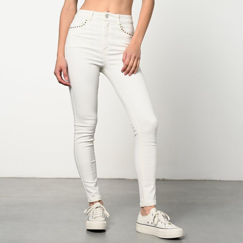 DENIMLAB - Jean Skinny Mujer Tiro medio Denimlab