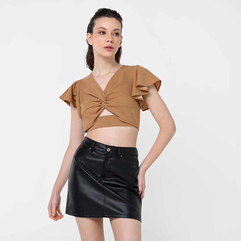 MOSSIMO - Crop top Mujer con Boleros Sin mangas Mossimo