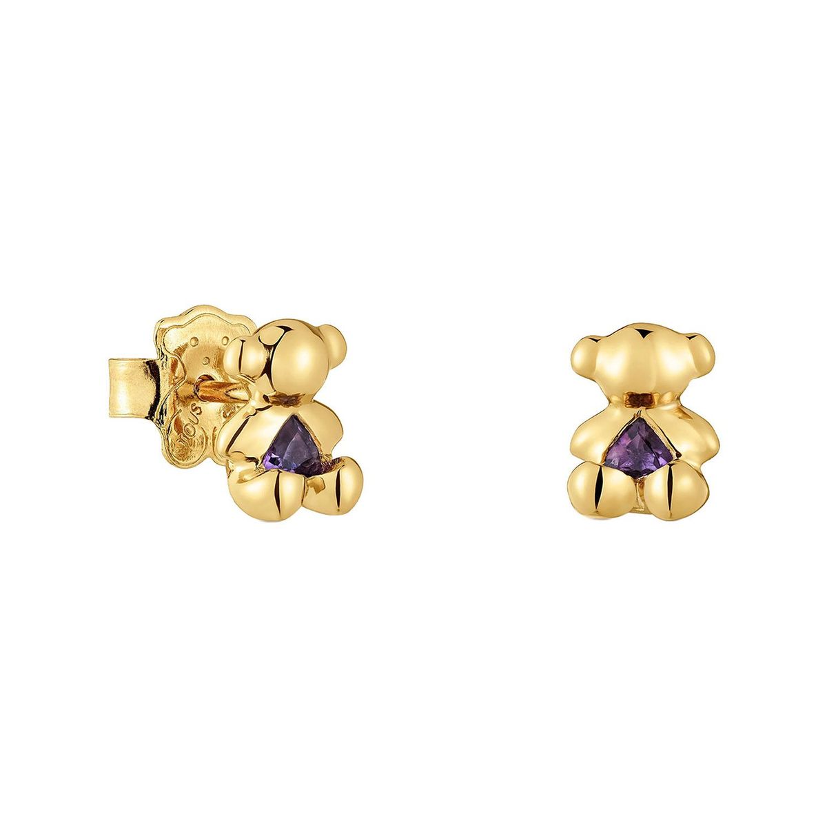 TOUS - Pendientes Bold Bear oso y amatista