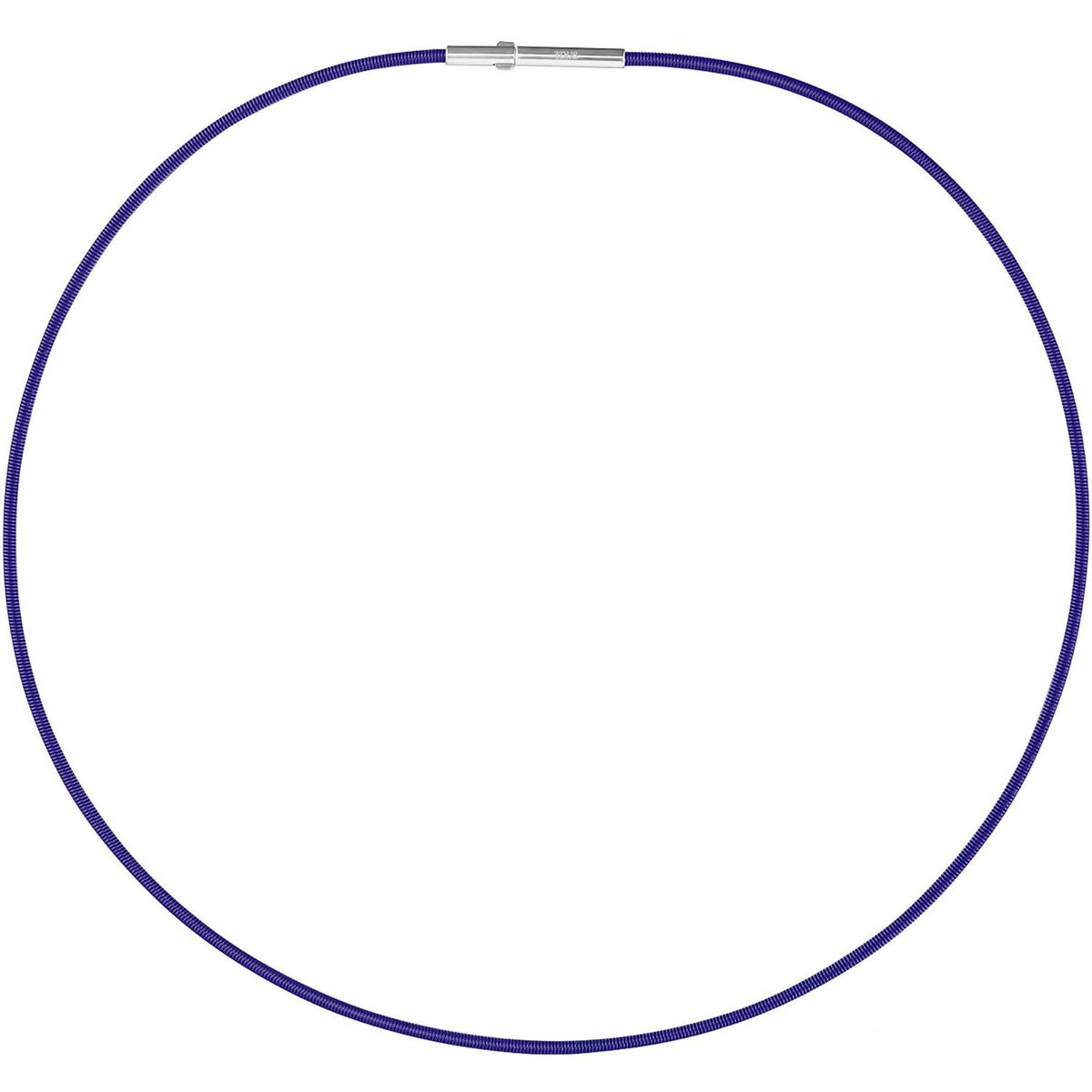 TOUS - Collar de acero IP lila 2 mm Mesh Tube