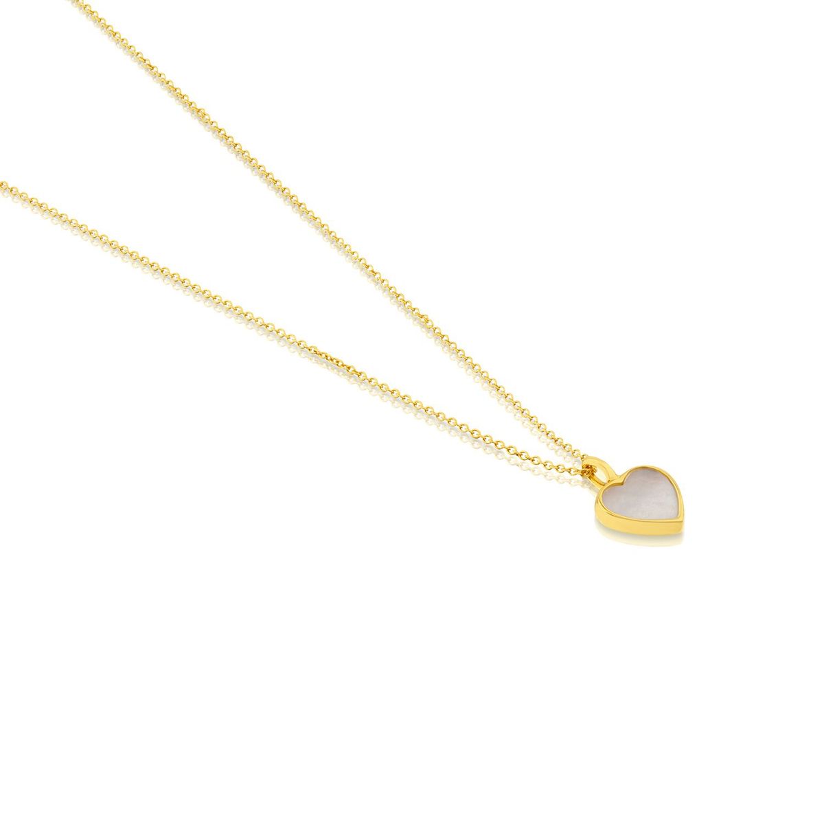 TOUS - Collar corazón de oro y nácar XXS