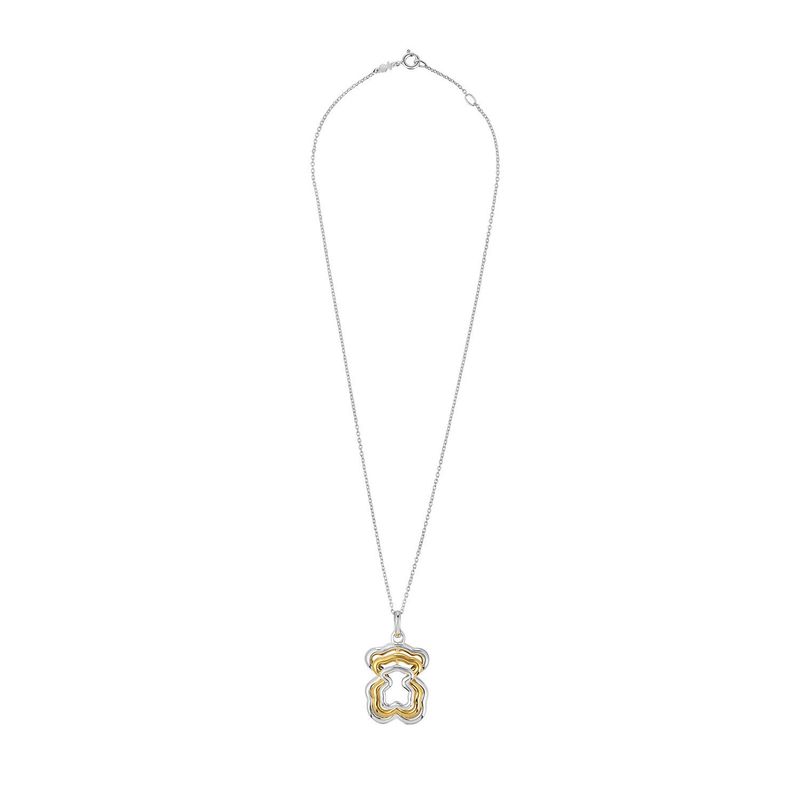 TOUS - Collar triple oso bicolor Bickie