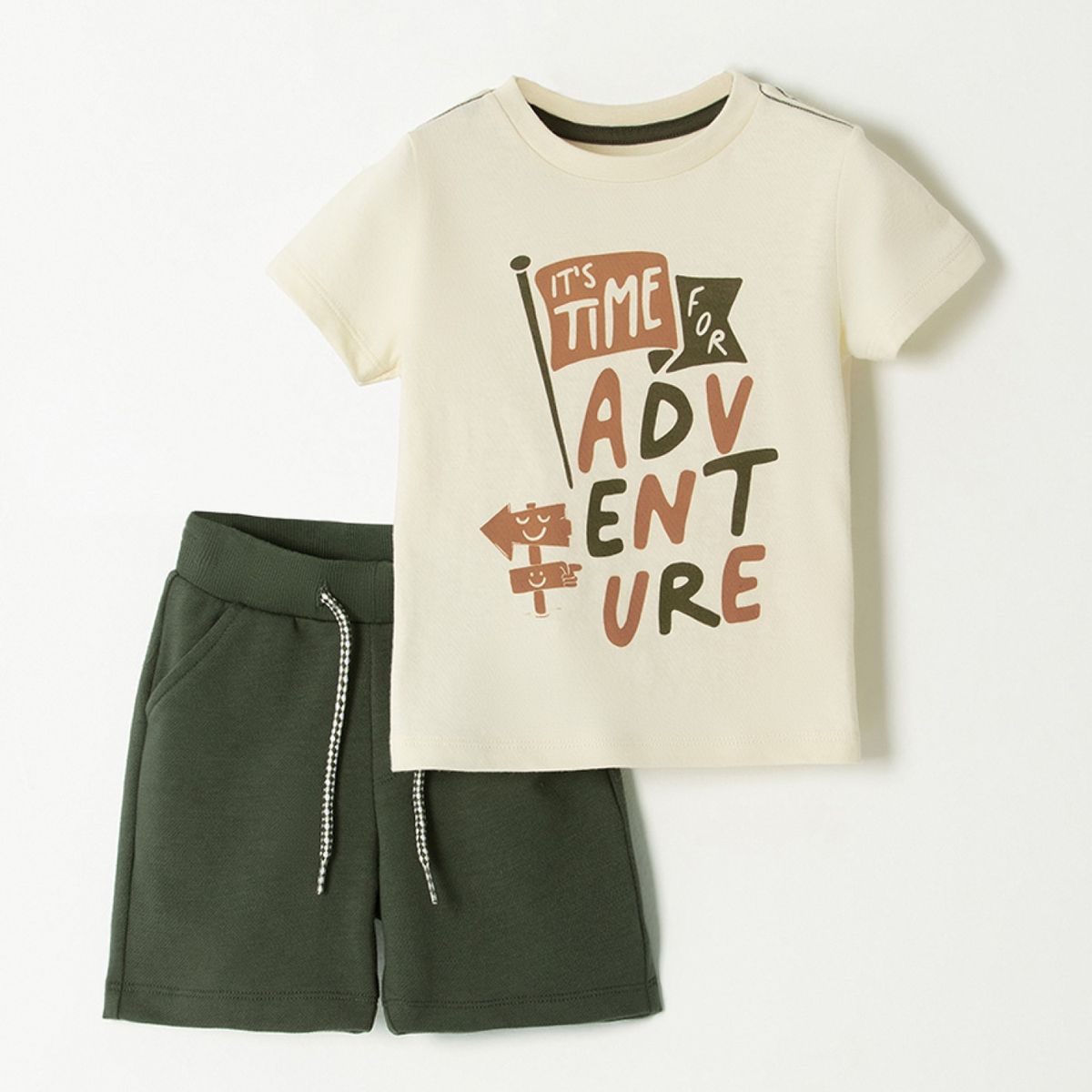 BABY FRESH - Set Camiseta + Short para Niño en Algodón Baby Fresh