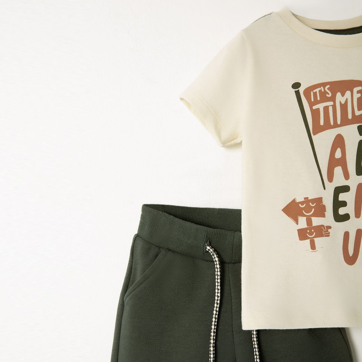 BABY FRESH - Set Camiseta + Short para Niño en Algodón Baby Fresh