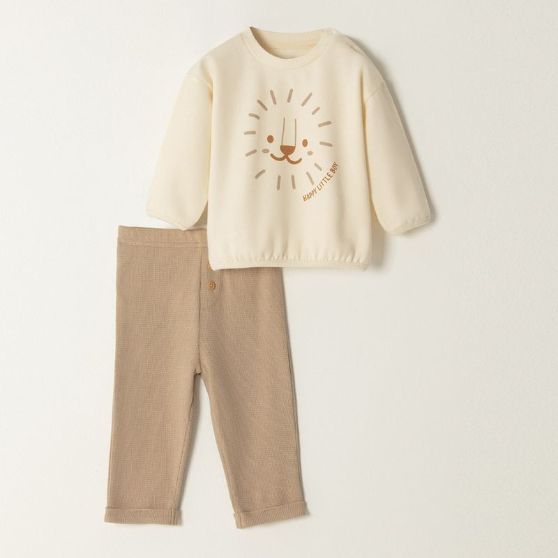 BABY FRESH - Set Bebé niño con Estampado Algodón Baby Fresh