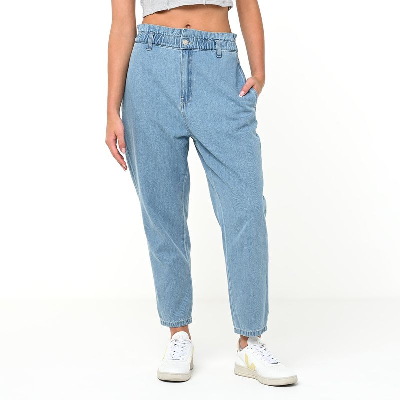 SYBILLA - Jean Slouchy Mujer Tiro alto Sybilla 34