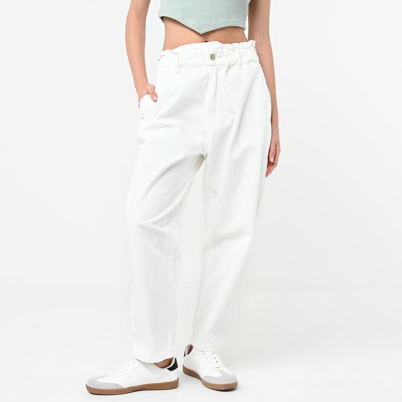 SYBILLA - Jean Slouchy Mujer Tiro alto Sybilla 34