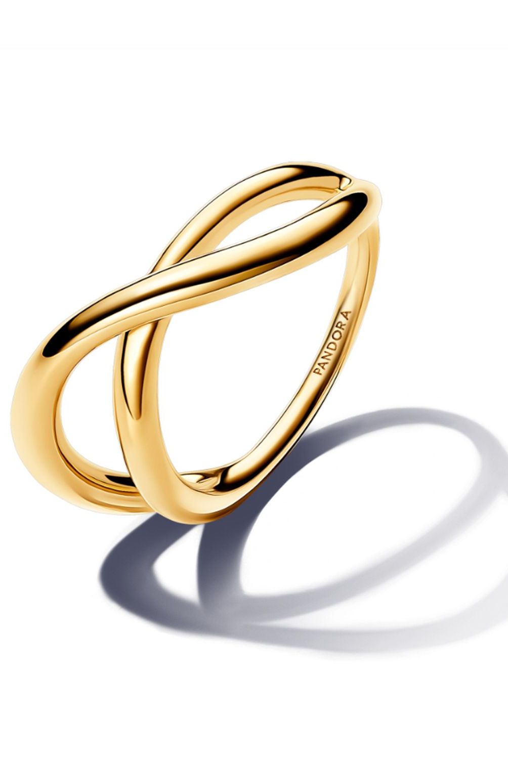 PANDORA - Anillo Pandora Infinito Forma Organica Recubrimiento en Oro 