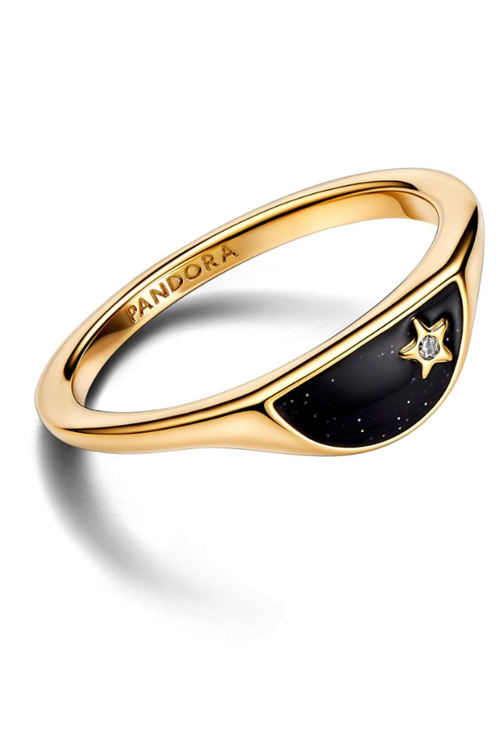PANDORA - Anillo Pandora Me Mitad Sello Recubrimiento en Oro 