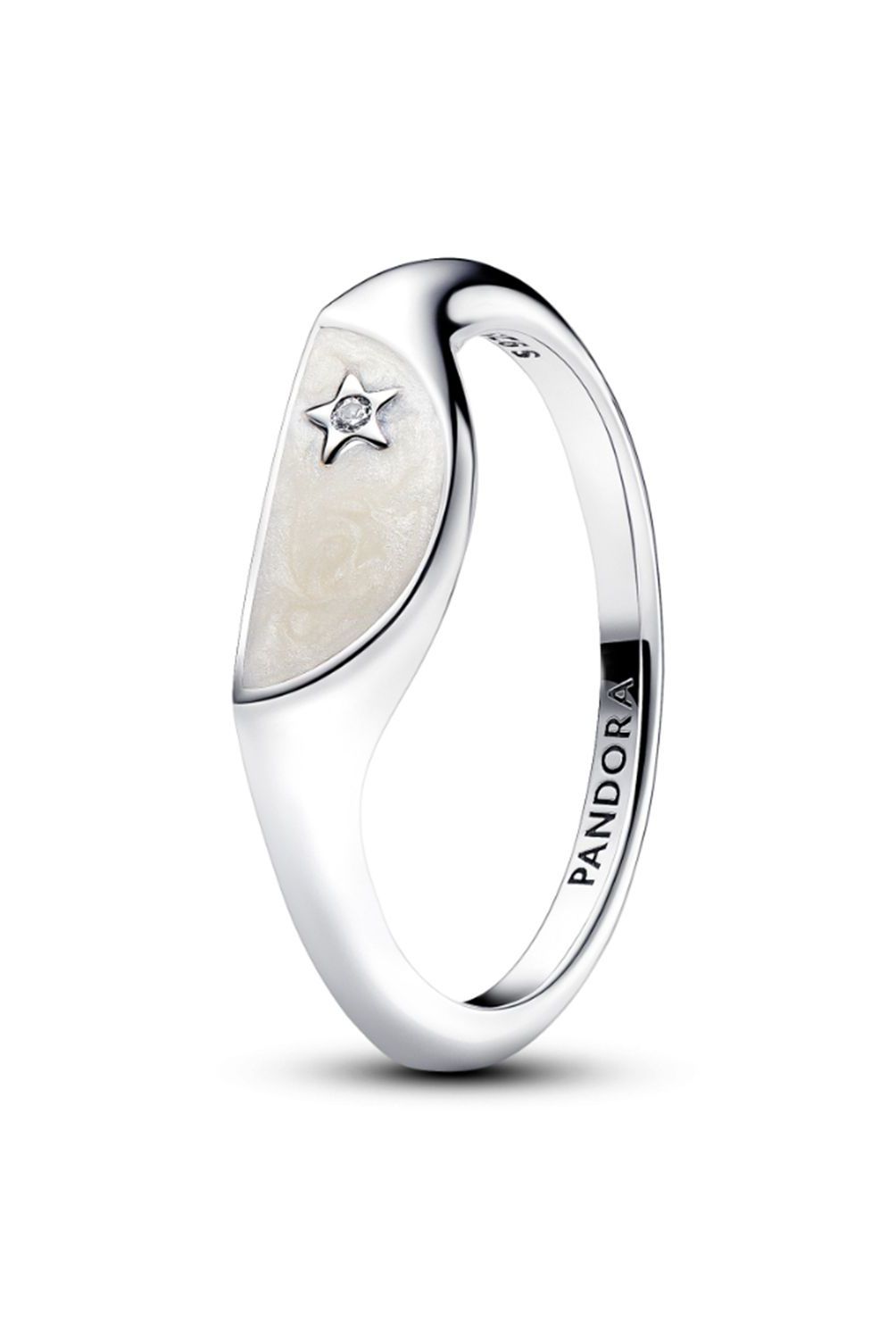 PANDORA - Anillo Pandora Me Mitad Sello Plata Esterlina 