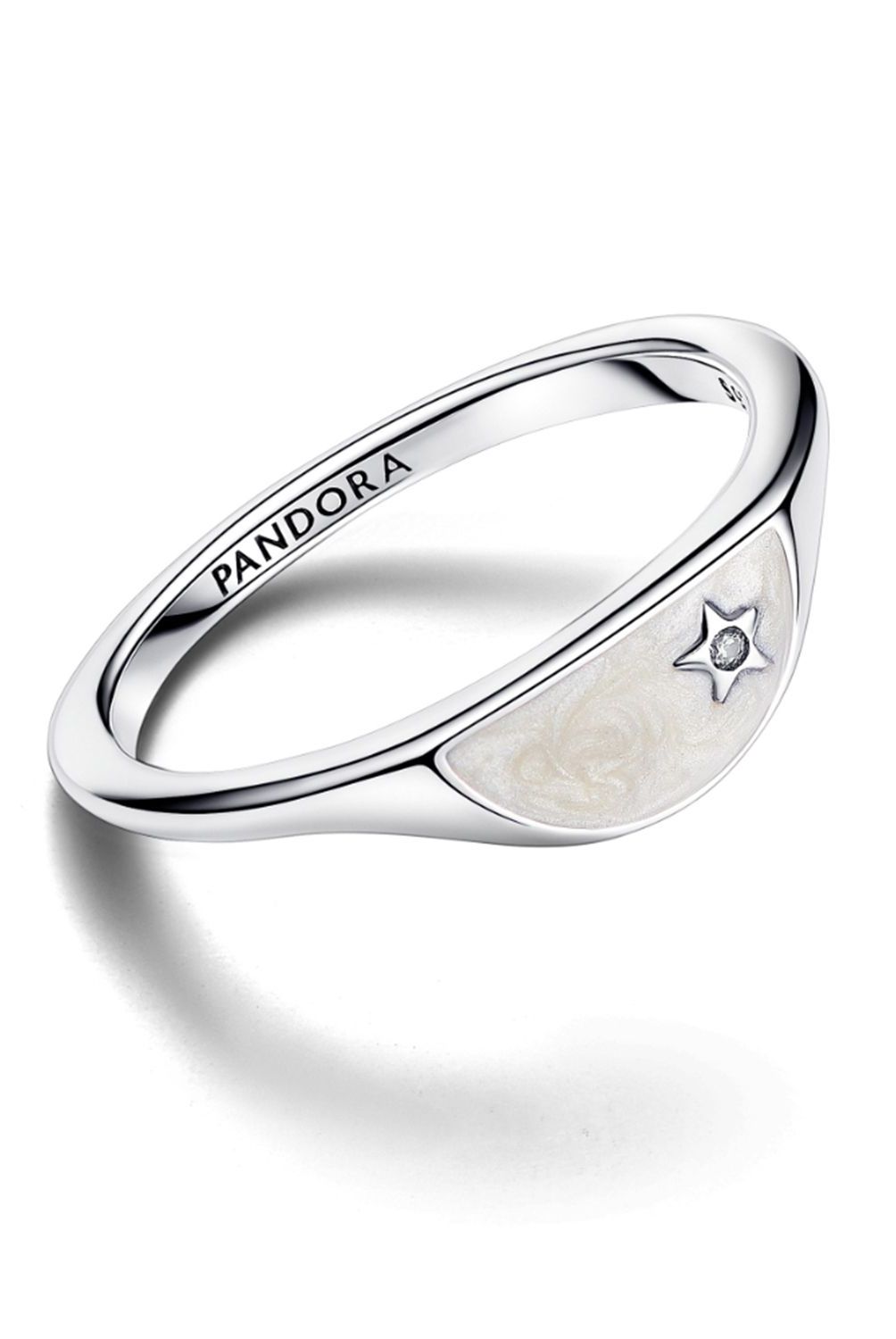 PANDORA - Anillo Pandora Me Mitad Sello Plata Esterlina 