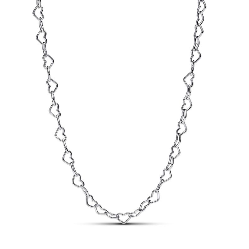 PANDORA - Collar Pandora Corazones Unidos Plata Esterlina