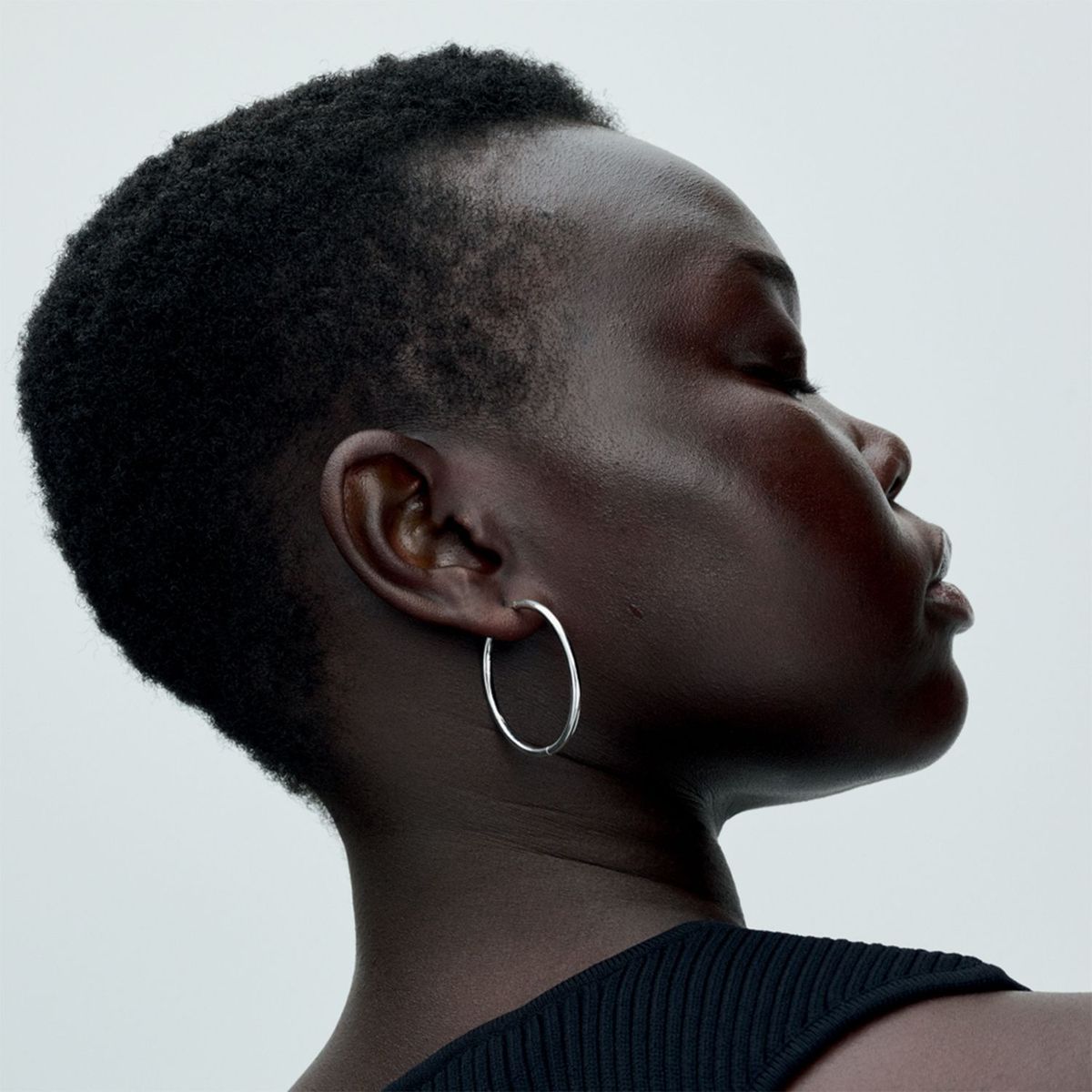 PANDORA - Aretes Pandora aro Pandora Moments para Charm Plata Esterlina