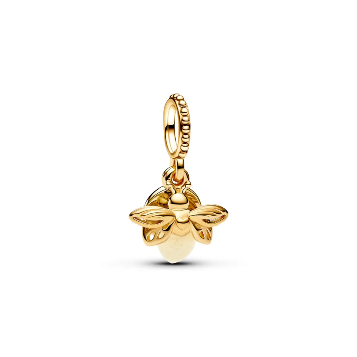 PANDORA - Charm Pandora Luciérnaga que Brilla en la Oscuridad Recubrimiento en Oro