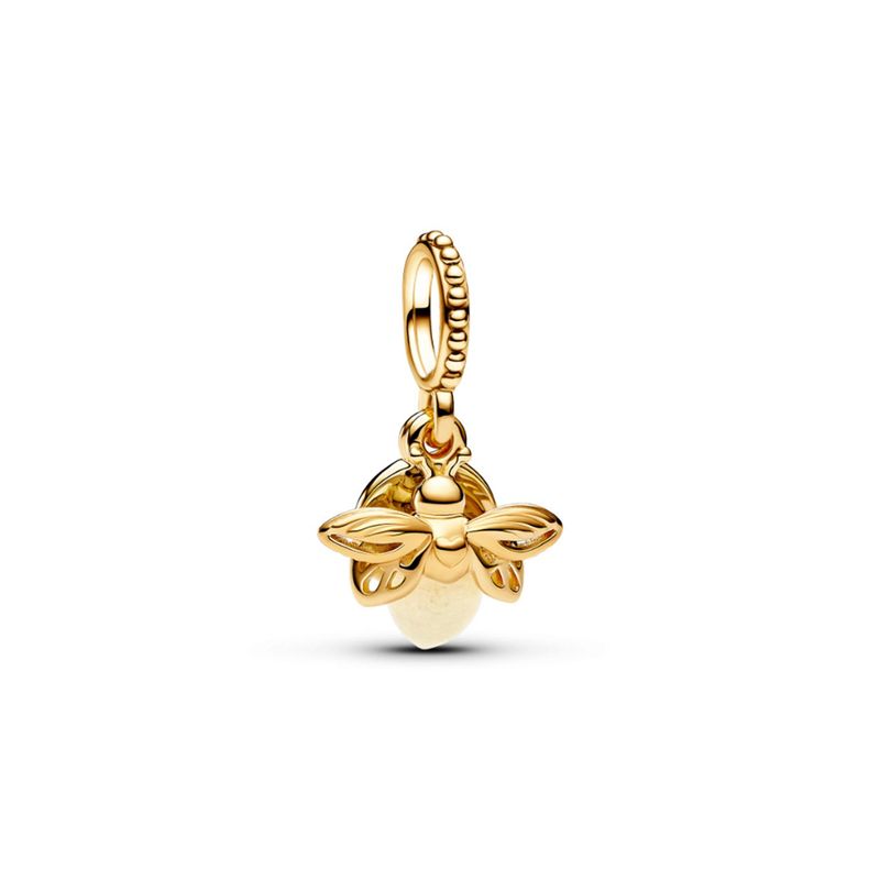 PANDORA - Charm Pandora Luciérnaga que Brilla en la Oscuridad Recubrimiento en Oro