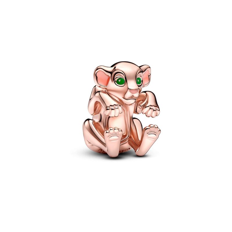 PANDORA - Charm Pandora Nala El Rey León de Disney Recubrimiento en Oro Rosa