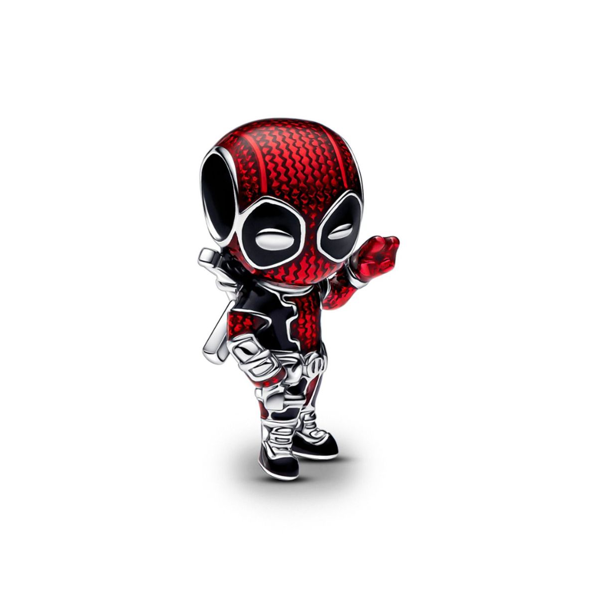 PANDORA - Charm Pandora Deadpool de Marvel Plata Esterlina