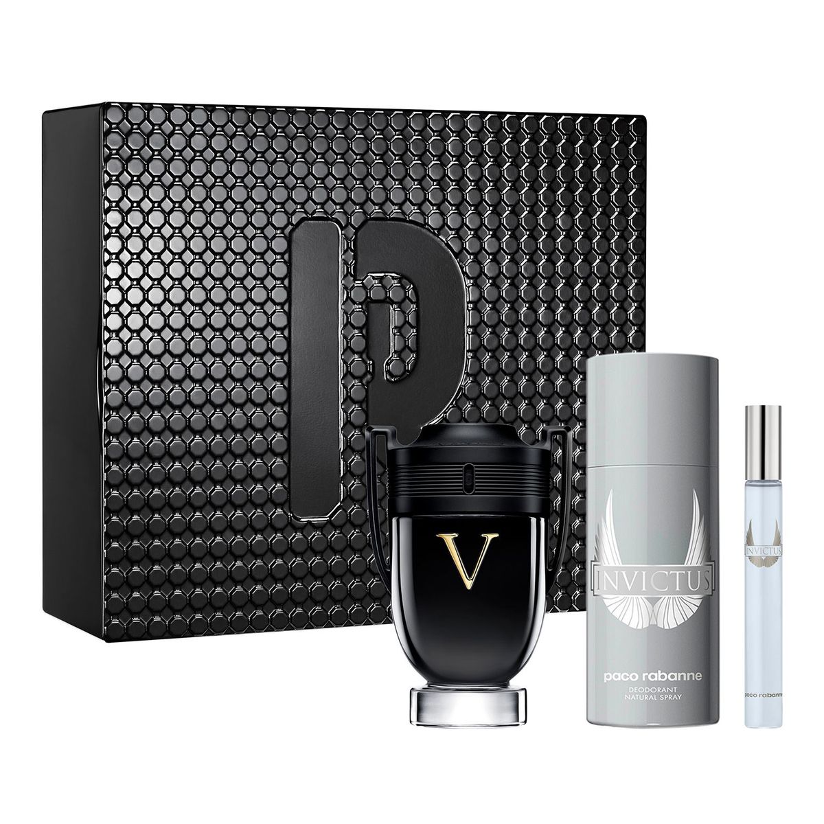 RABANNE - Set de Perfume Hombre Rabanne Incluye: Perfume 100 ml sodorante + Perfume Travel Size