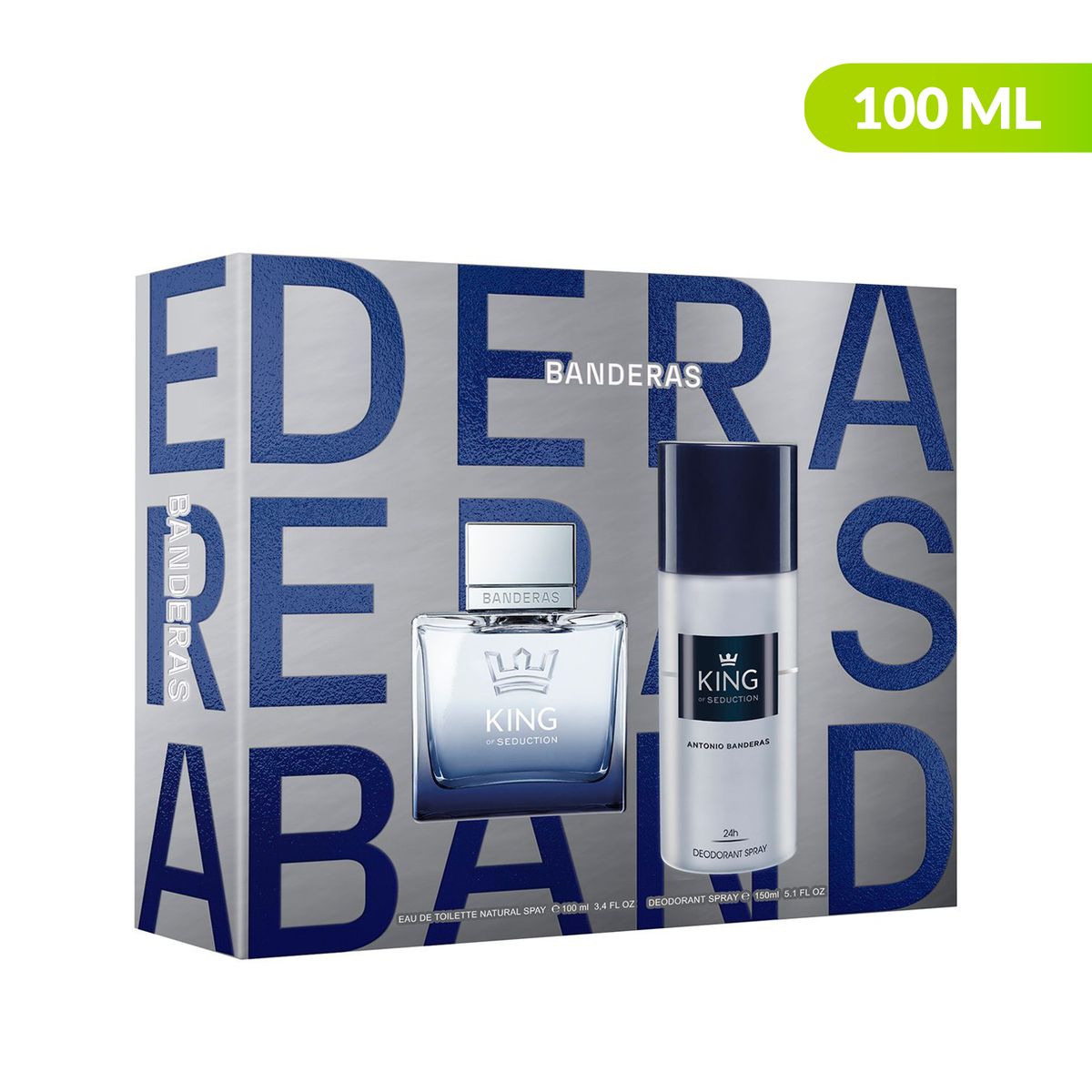 BANDERAS - Set de Perfume Hombre Banderas Desodorante 