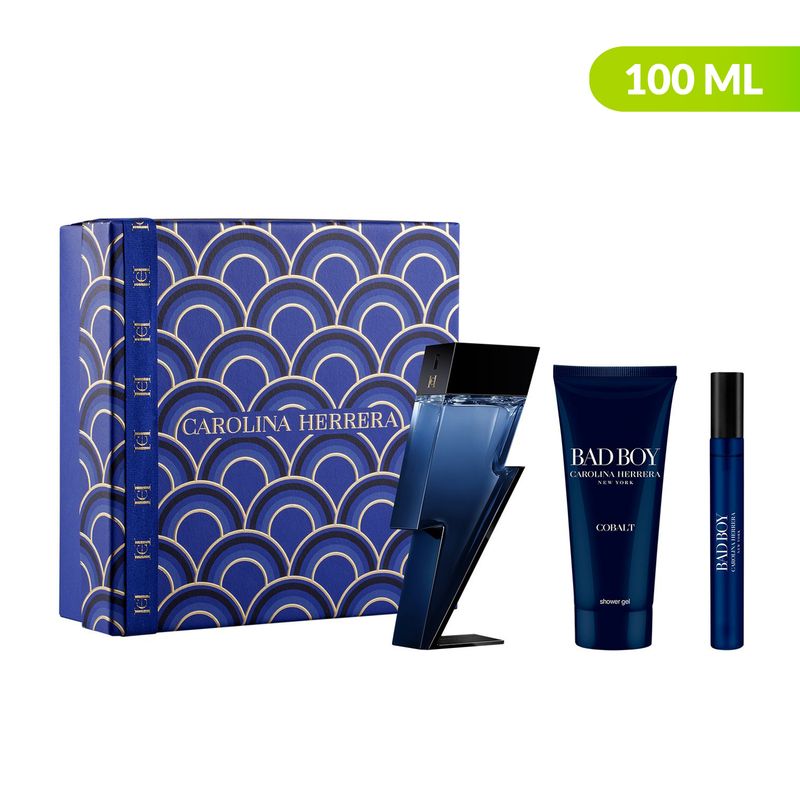CAROLINA HERRERA - Set de Perfume Hombre Carolina Herrera Incluye: Perfume 100 ml + Shower Gel + Travel Size 