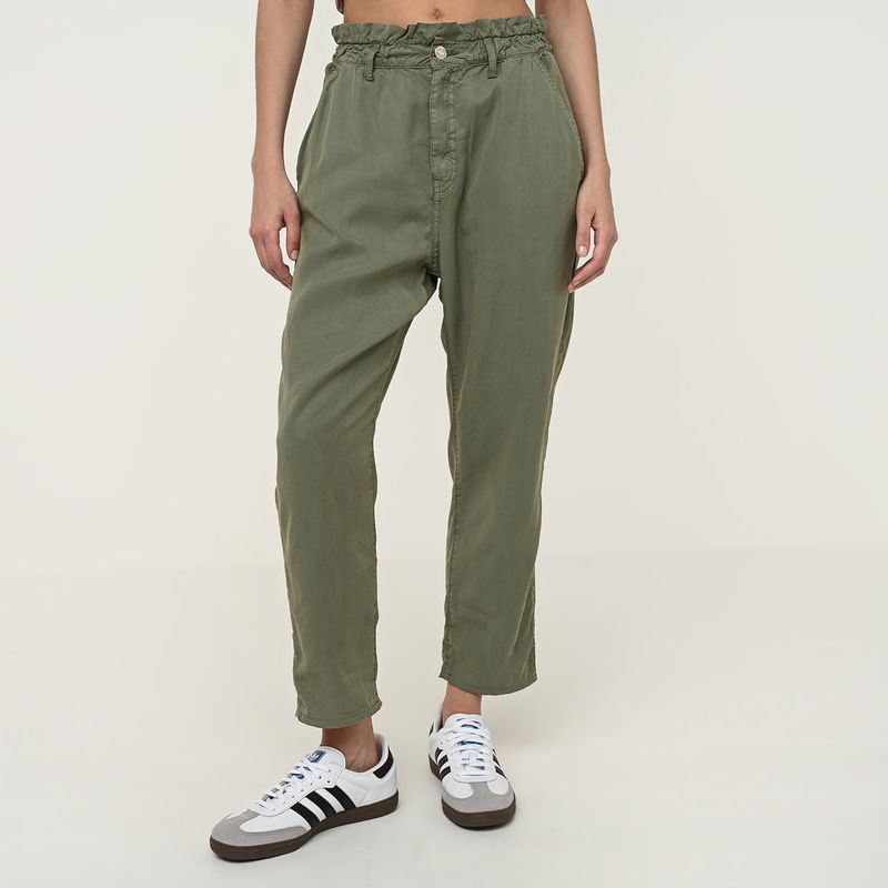 DOO AUSTRALIA - Pantalón Paper Bag Mujer Tiro medio Doo Australia