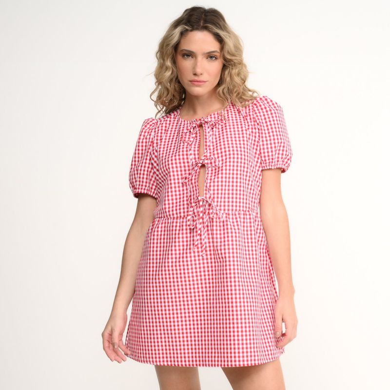 SYBILLA - Vestido Corto Mujer de Algodón Sybilla