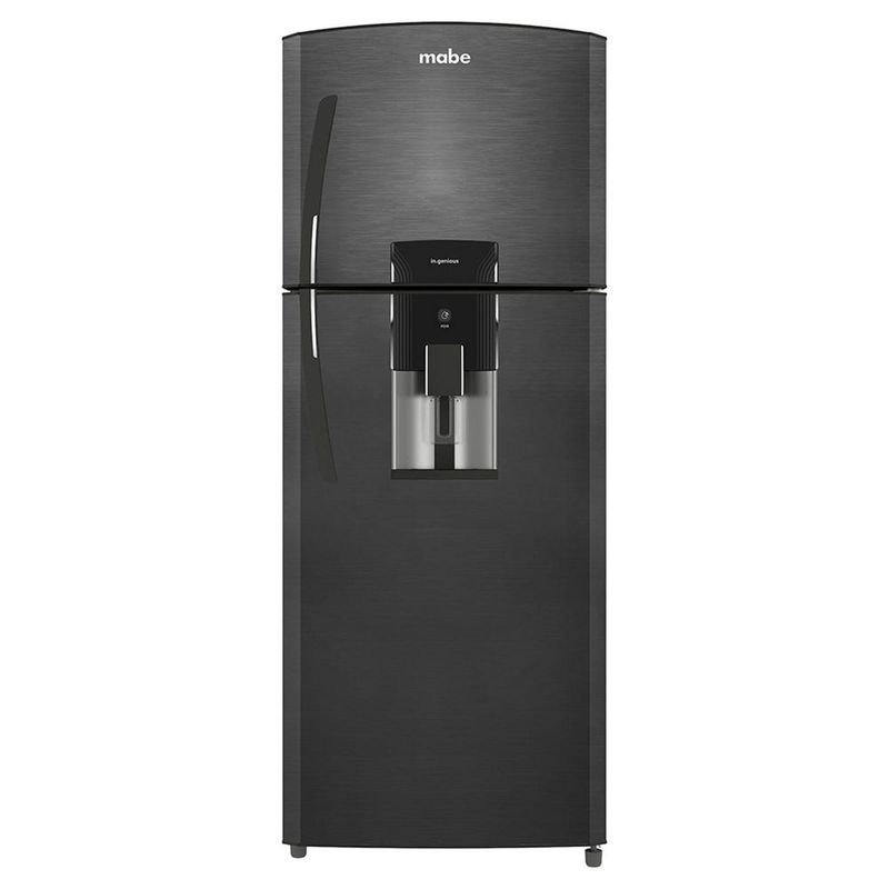 MABE - Nevera Mabe Congelador Superior No Frost 394 lt Black Steel RMP421FGCC
