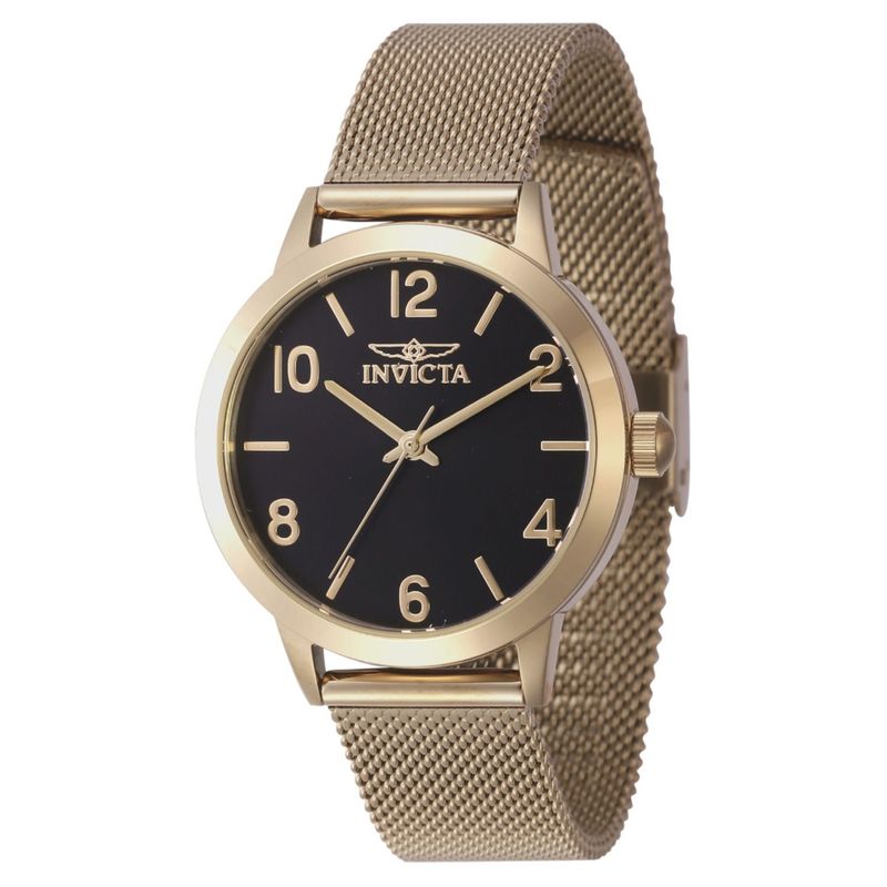 INVICTA - Reloj Invicta para Mujer Wildflower  . Reloj Análogo Acero inoxidable Dorado