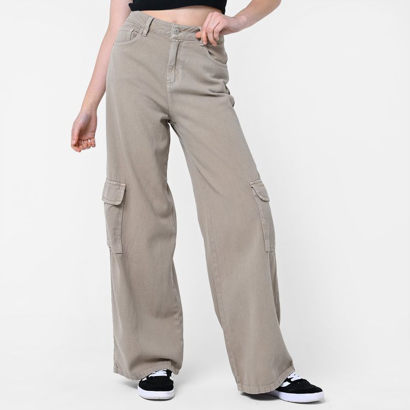 DENIMLAB - Jean Wide Leg Mujer Tiro alto Denimlab