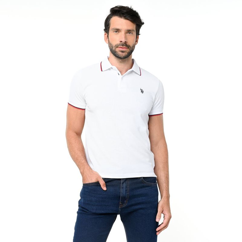 US POLO ASSN - Camiseta polo Hombre Slim US Polo ASSN