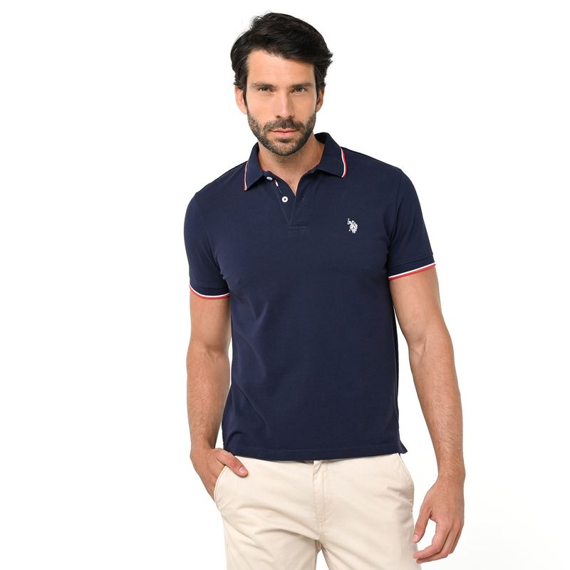 US POLO ASSN - Camiseta polo Hombre Slim US Polo ASSN