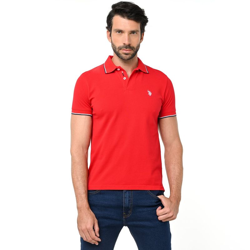 US POLO ASSN - Camiseta polo Hombre Slim US Polo ASSN