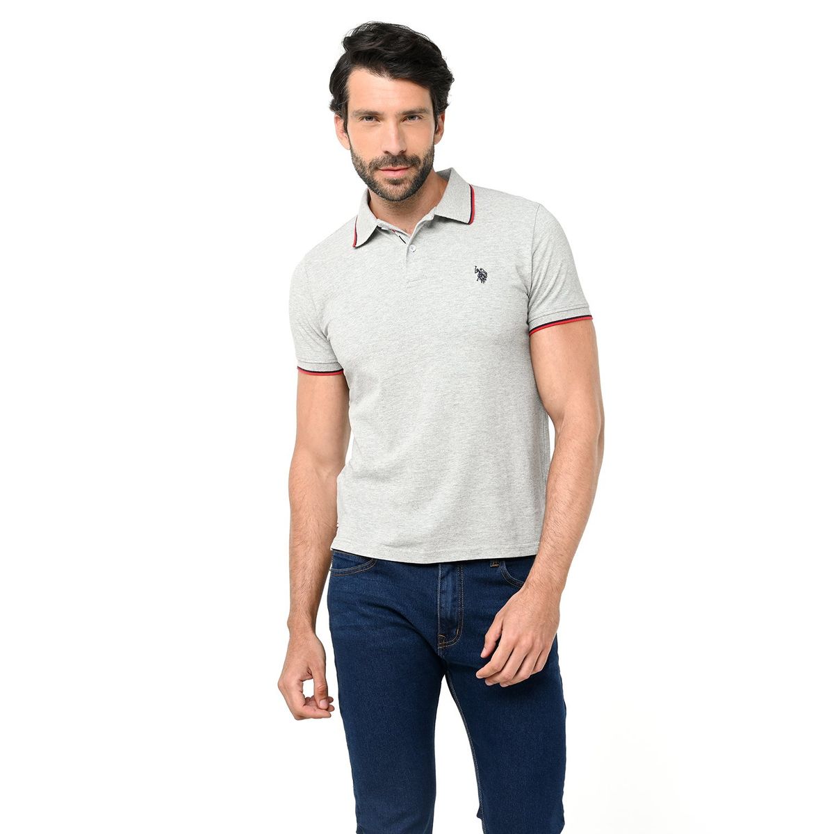 US POLO ASSN - Camiseta polo Hombre Slim US Polo ASSN