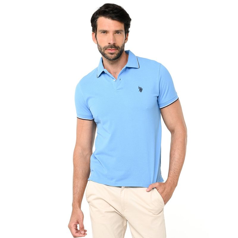 US POLO ASSN - Camiseta polo Hombre Slim US Polo ASSN