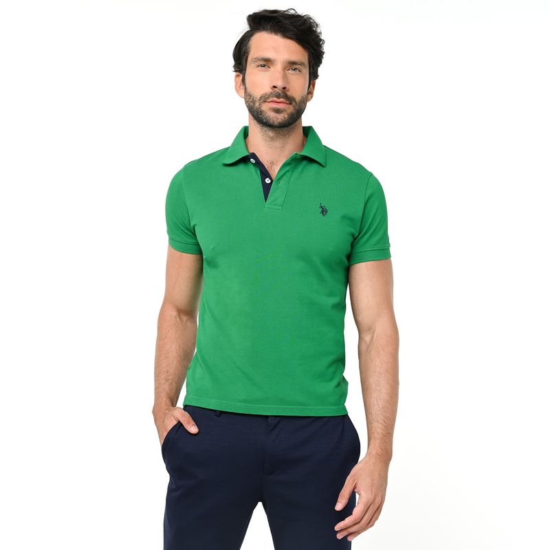US POLO ASSN - Camiseta polo Hombre Slim US Polo ASSN