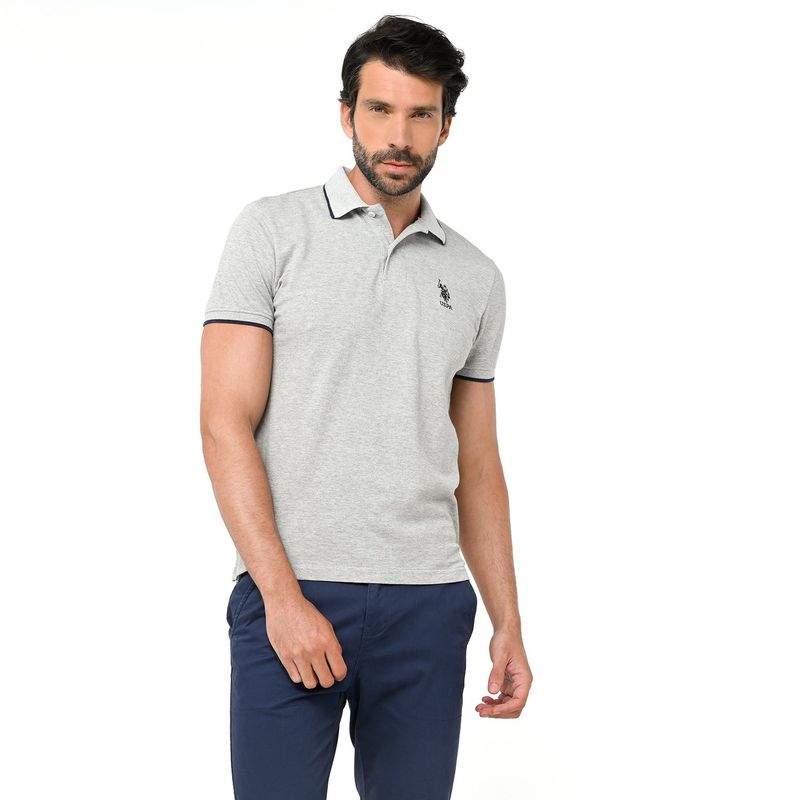 US POLO ASSN - Camiseta polo Hombre Slim US Polo ASSN