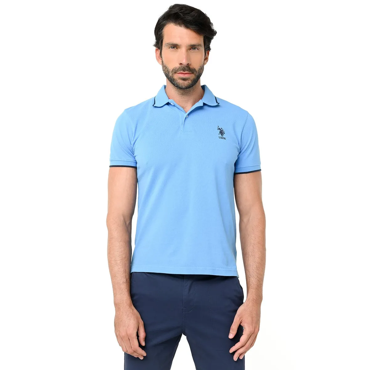 US POLO ASSN - Camiseta polo Hombre Slim US Polo ASSN
