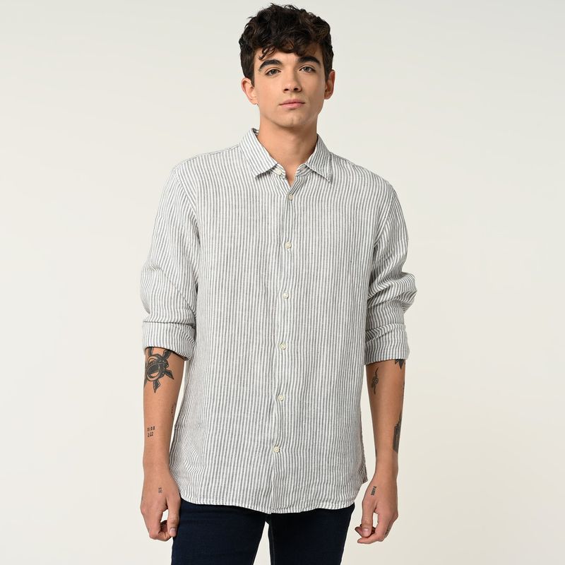 GAP - Camisa Hombre Manga larga de Lino GAP