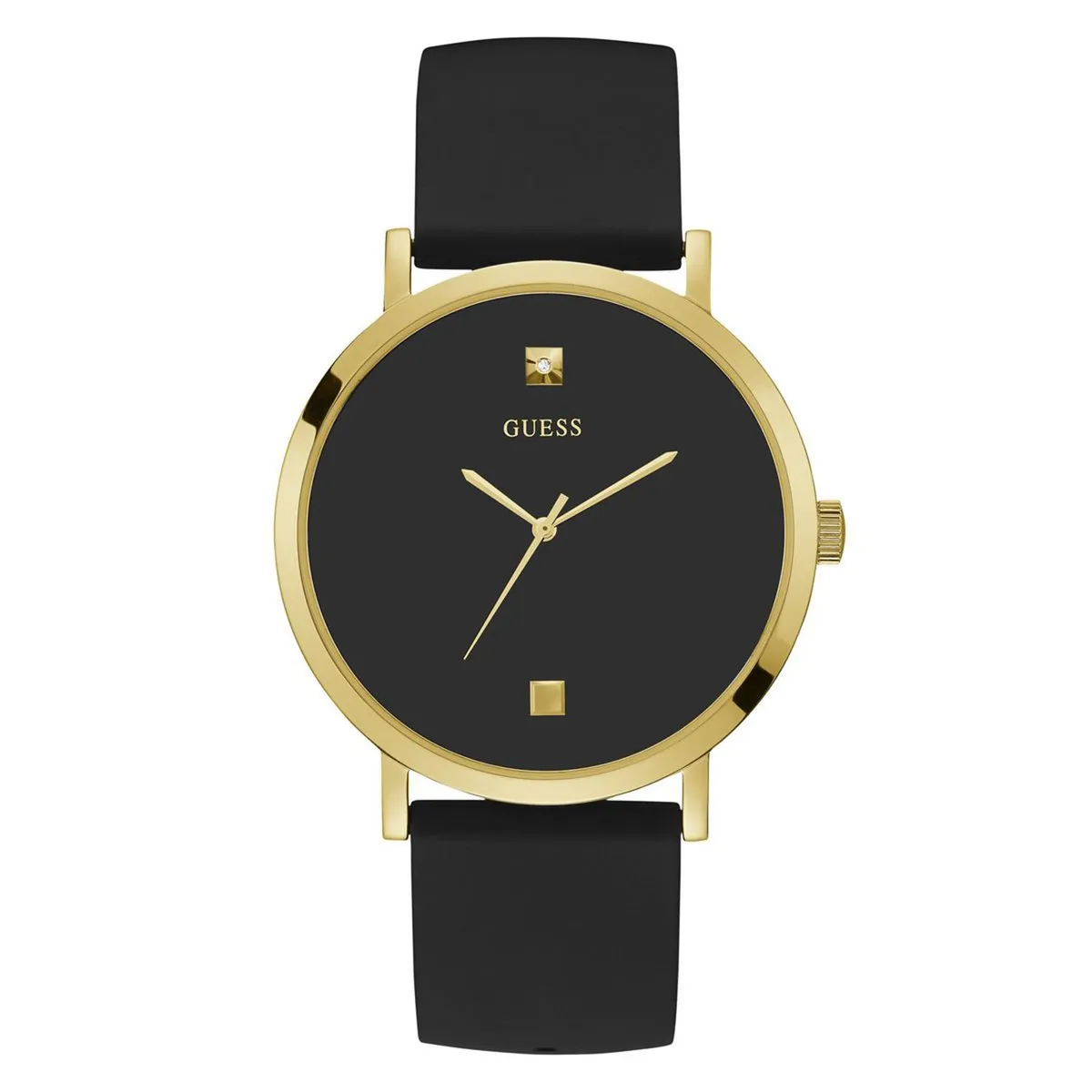 GUESS - Reloj Guess Hombre SUPERNOVA. Reloj Silicona Negro W1264G1